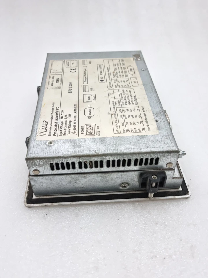Lauer EPC X 550 Embedded Industrial Pc 24Vdc EPCX550